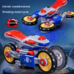 360° Rotating Motorcycle with Lightning Effect