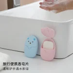Portable Disposable Paper Soap Flakes – Travel-Friendly Mini Soap Sheets