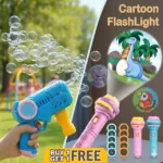 Automatic Bubble Gun + Flashlight Toy (Free)